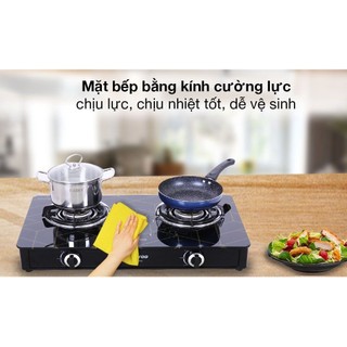 Bếp ga đôi Kangaroo KG526M-Chính hãng trưng bày-chính hãng 100% bảo hành 12 tháng