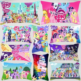 Hoạt Hình Dễ Thương My Little Pony Một Mặt In Hình Polyester Hình Chữ Nhật Vỏ Gối Phòng Ngủ Sofa Nhà Trang Trí Gối