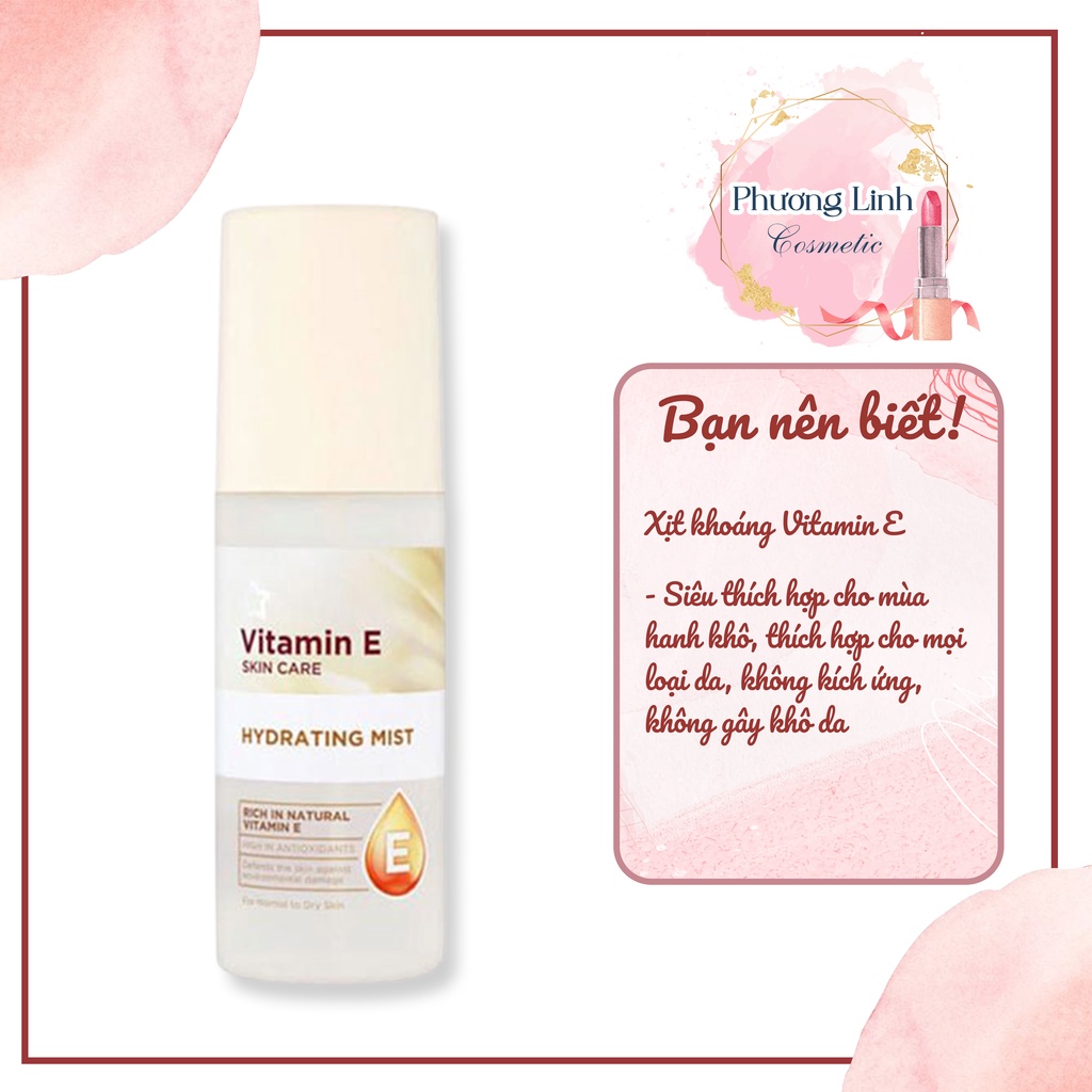 Xịt khoáng Vitamin E Hydrating Mist 150ml PL023 Shopee Việt Nam