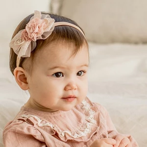 Turban/ nơ đội đầu xinh cho bé yêu diện đầy tháng, thôi nôi, sự kiện