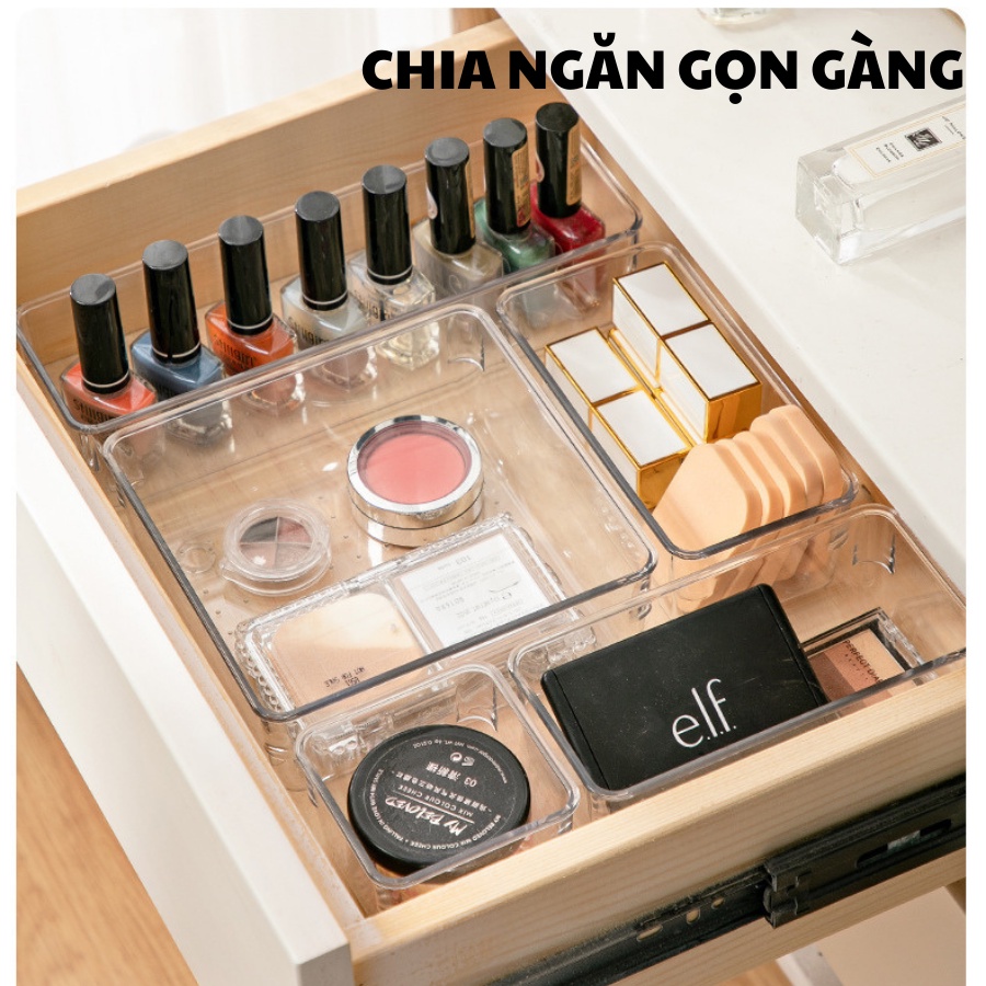 Khay Chia Ngăn Kéo, Khay Trong Suốt Enoda Home Đựng Đồ Tiện Lợi P031