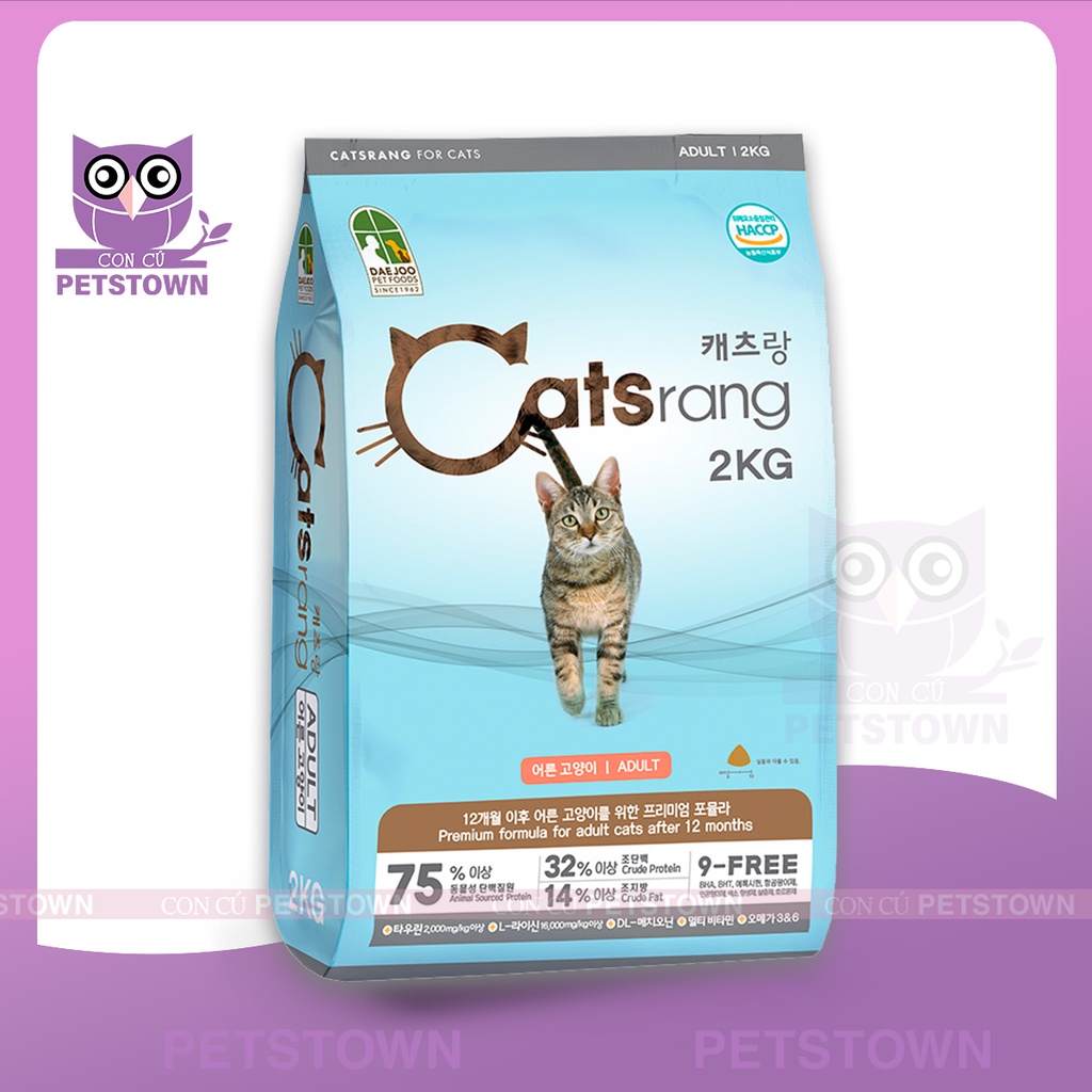 [2KG] CATSRANG ADULT - Thức ăn hạt Cho Mèo Trưởng Thành nhập khẩu Hàn ...