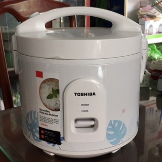 Nồi cơm nắp gài Toshiba 1 lít RC-10JH2PV(B)-Chính Hãng trưng bày-1lít 2-4 người ăn-Công suất:500 W