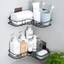 Kệ góc nhà tắm dán tường đa năng - tiện dụng, siêu bền