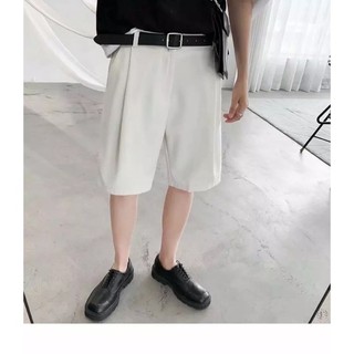 Quần Short Tây Nam Nữ Âu Phong Cách Hàn Quốc, Lưng Thun Thoải Mái  From Dáng Trẻ Trung (kèm ảnh thật)