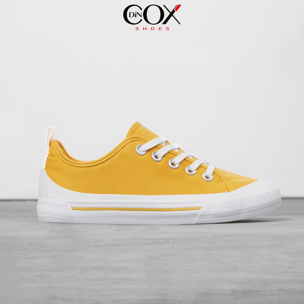 [Mã BMLTA35 giảm đến 35K đơn 99K] Giày Sneaker Nữ Dincox/Coxshoes C20 Yellow Sang Trọng Đơn Giản