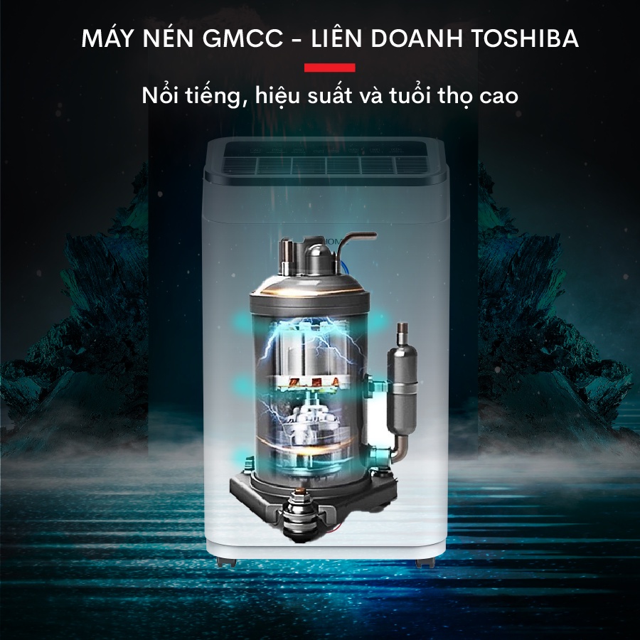 Máy hút ẩm công suất lớn 25L/ngày bằng máy nén cao cấp Nhập Khẩu Fujihome kết nối Wifi, lọc không khí thông minh đa năng | BigBuy360 - bigbuy360.vn