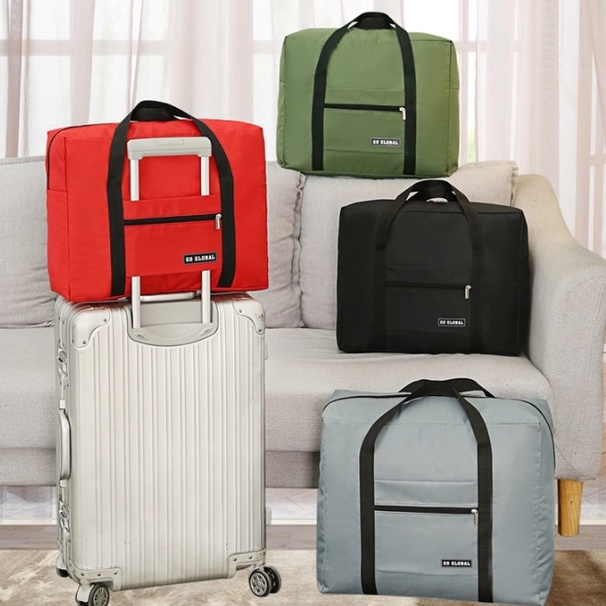 Túi xách du lịch siêu nhẹ tiện lợi gấp gọn đựng quần áo chăn màn T04