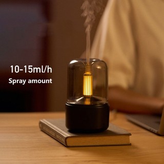 Xiaomi Ecochain Đèn nến 120ml, khuếch tán hương thơm, tạo ẩm USB cầm tay, phun sương 12 giờ, đèn LED ban đêm