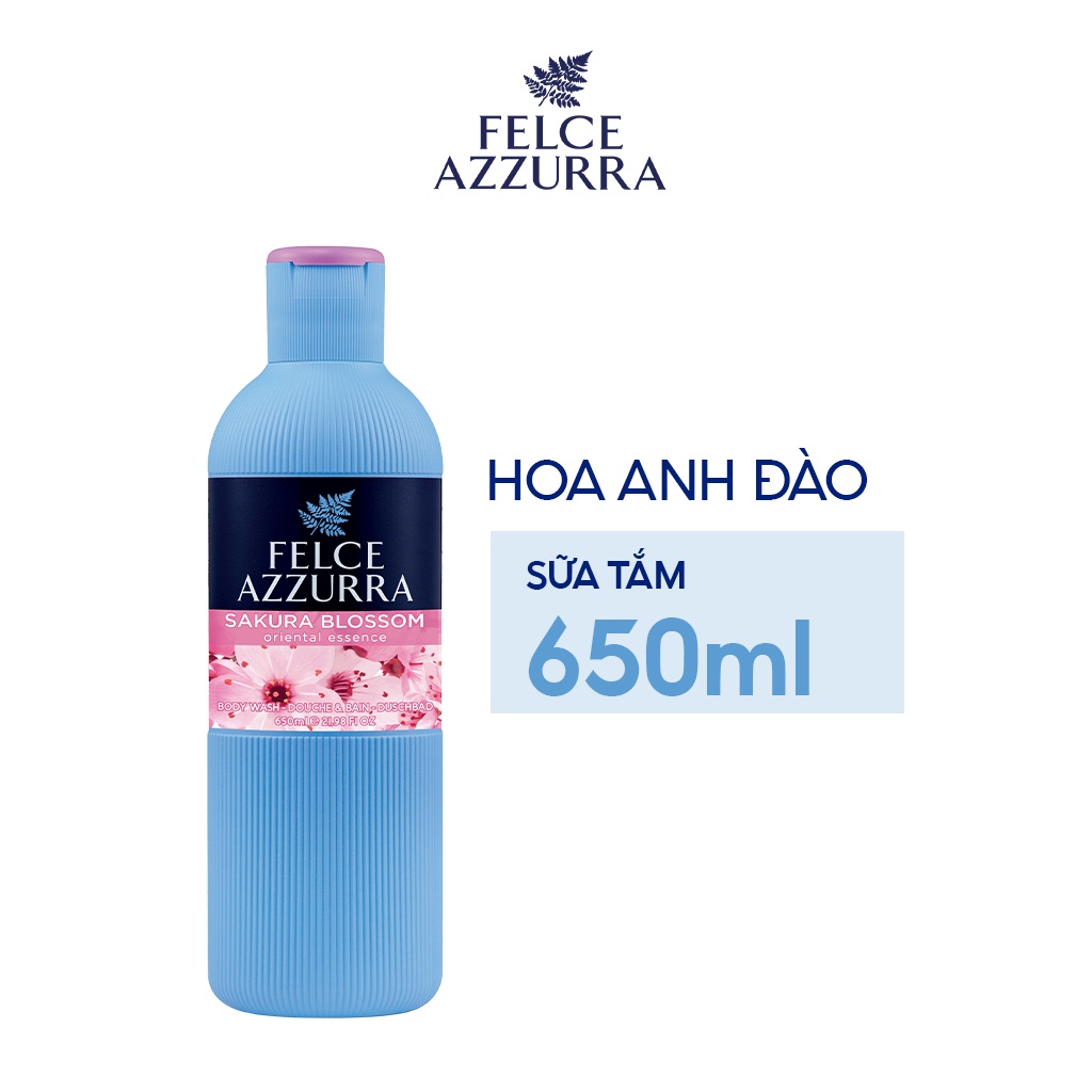 Sữa Tắm FELCE AZZURRA Hương Nước Hoa Sakura Blossom Giúp Ngăn Ngừa Lão Hóa 650ML - 8001280068072