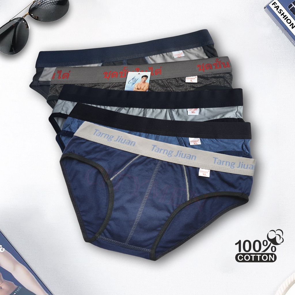 Combo 10 Quần Sịp Nam  Nhiều Lưng Chất Vải Cotton Kháng Khuẩn Thấm Hút Và Co Dãn Tốt.