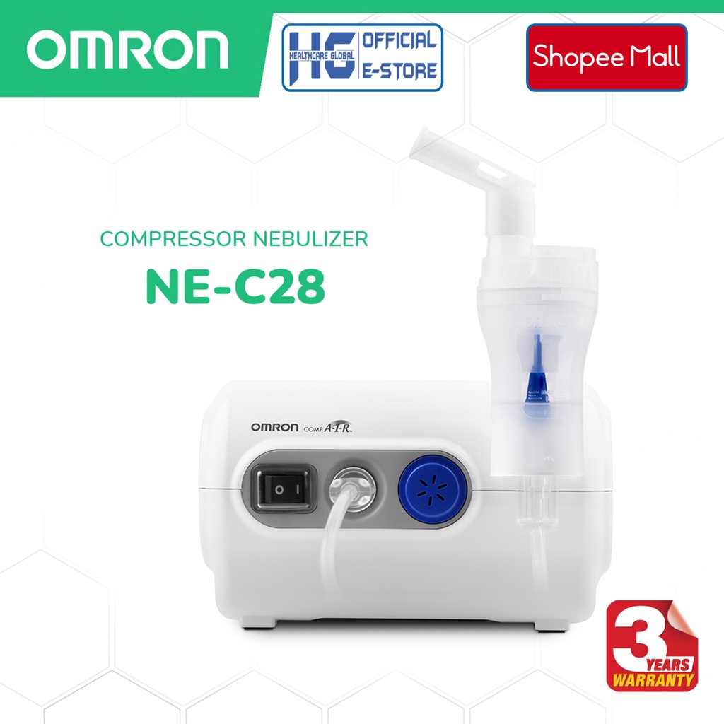 Ảnh Máy Xông Mũi Họng, Khí Dung Omron NE-C28 | Điều Trị Các Bệnh Về Đường Hô Hấp Hiệu Quả - Thương Hiệu Nhật Bản 3