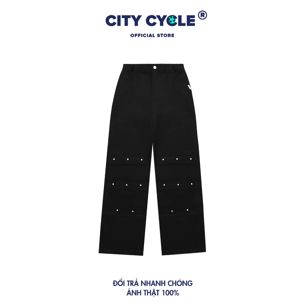 Quần ống rộng local brand Wrinkle City Cycle chất kaki unisex form suông nam nữ oversize