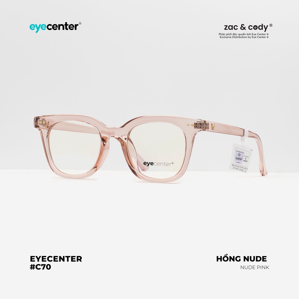 Ảnh Gọng kính cận nam nữ C70S chính hãng EYECENTER nhựa dẻo siêu nhẹ nhập khẩu by Eye Center Vietnam 4
