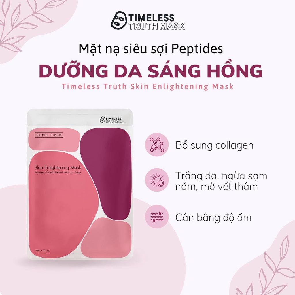 Ảnh Mặt nạ siêu sợi Peptides căng mướt da Timeless Truth Mask (Hộp 5 Tấm x 30ml) 2