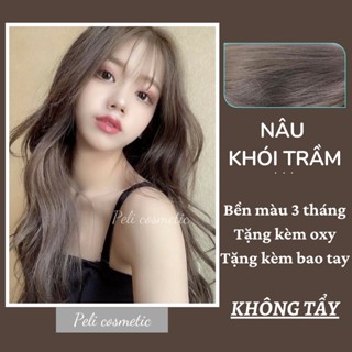 Nhuộm tóc màu nâu khói: Màu nâu khói luôn là lựa chọn hàng đầu của những ai yêu thích sự kết hợp giữa sự quý phái và nam tính. Được nhuộm lên mái tóc của mình, bạn sẽ trở thành tâm điểm của mọi ánh nhìn trong bất kỳ bữa tiệc hoặc sự kiện nào. Hãy xem hình ảnh liên quan để khám phá tuyệt vời của màu nâu khói trên tóc của bạn!