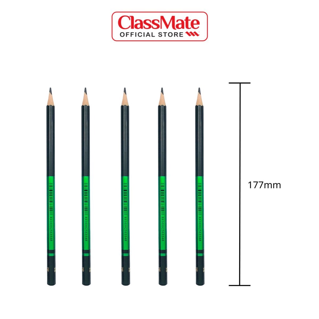 Hộp 12 Bút Chì Gỗ Cao Cấp Fine Art 3B CLASSMATE Nét Bút Mịn, Dùng Làm Họa Cụ Vẽ Tranh Chuyên Nghiệp CL-PC903
