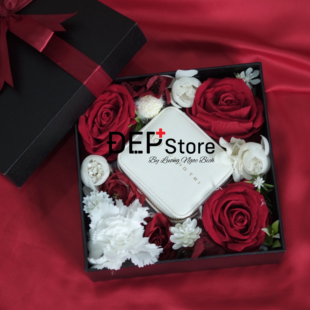 Ảnh Hộp quà tặng ĐẸP+ Store gồm hoa sáp thơm 20*20*20cm 3