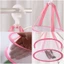 Túi lưới vải phơi cọ và mút trang điểm xoay 360 độ siêu bền đẹp không nắp và có nắp đậy
