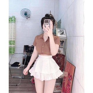 CHÂN VÁY 2TẦNG kèm quần ( ảnh thật 100%)