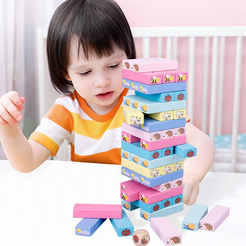 Đồ chơi rút gỗ size lớn cho bé đồ chơi gỗ loại đẹp an toàn cho bé