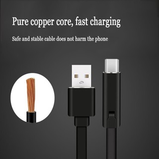 Dây Cáp Sạc USB Type-C Tái Sử Dụng Được Cho IOS Android