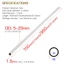 Ống Nhôm Thẳng Dài 1.5mm OD 5-20mm 700mm 950mm 5 6 7 8 9 10 11 11.5 12 13 14 15 16 17 18 19 20mm