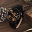 Đồng hồ đeo tay nam dây da mặt gỗ WoodWatch mã GT87-2A