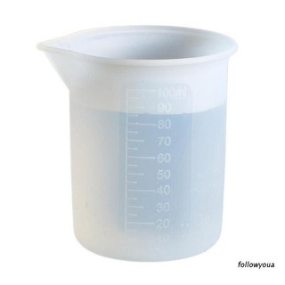1 Cốc chia vạch Silicon 10ml / 30ml / 100ml dùng để trộn màu/ resin/ epoxy làm đồ trang sức thủ công
