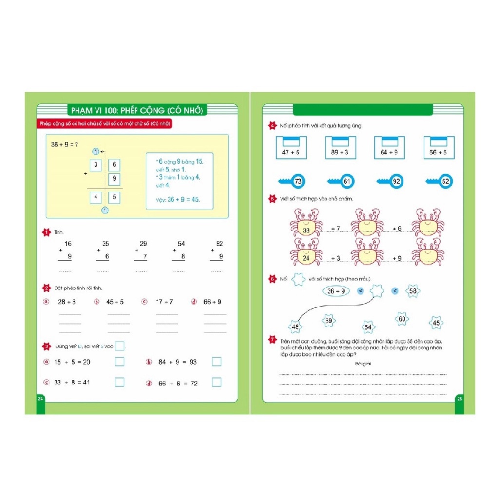 Sách - Rèn Kỹ Năng Cộng Trừ Trong Phạm Vi 100 - Bí quyết học giỏi cho trẻ 6-7 tuổi
