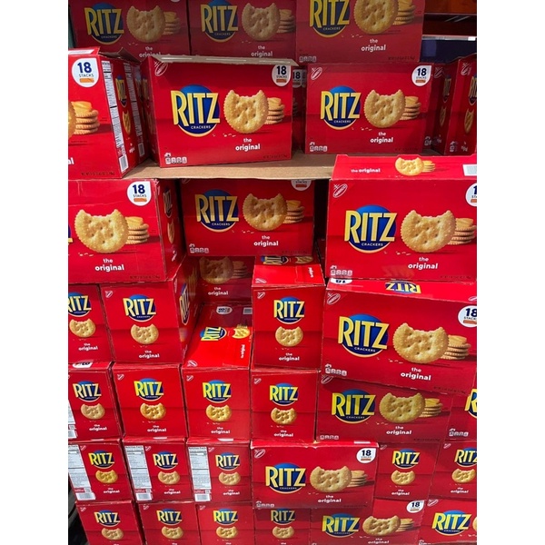 Bánh RITZ Mỹ thùng 18 gói 1.74kg [Hàng Mỹ] | Shopee Việt Nam