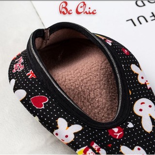 Hài nỉ lót lông VECYLA cho bé chống trơn trượt (hài nỉ nhung)