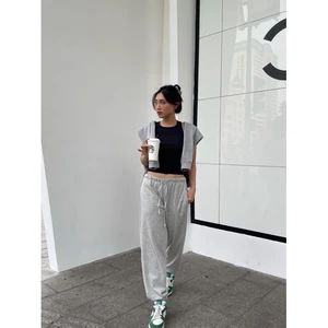 Quần Jogger thể thao nữ, quần Jogger dance Yoko Pants thun dài ống rộng bo chun co giãn mặc 4 mùa LND