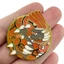 SQ11 Pokemon Huy Hiệu Kim Loại Thổ Cẩm Anime Cosplay Pin Groudon Kyogre Phụ Kiện Thời Trang Túi Mặt Dây Chuyền Quà Tặng