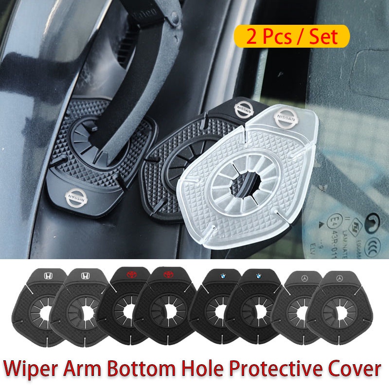 Set 2 Nắp Đậy Cần Gạt Nước Kính Chắn Gió Xe Hơi Nissan March Almera Note Livina Juke X trail Sentra Navara Kicks Tida Teana Altima Gtr Livina Skyline Versa