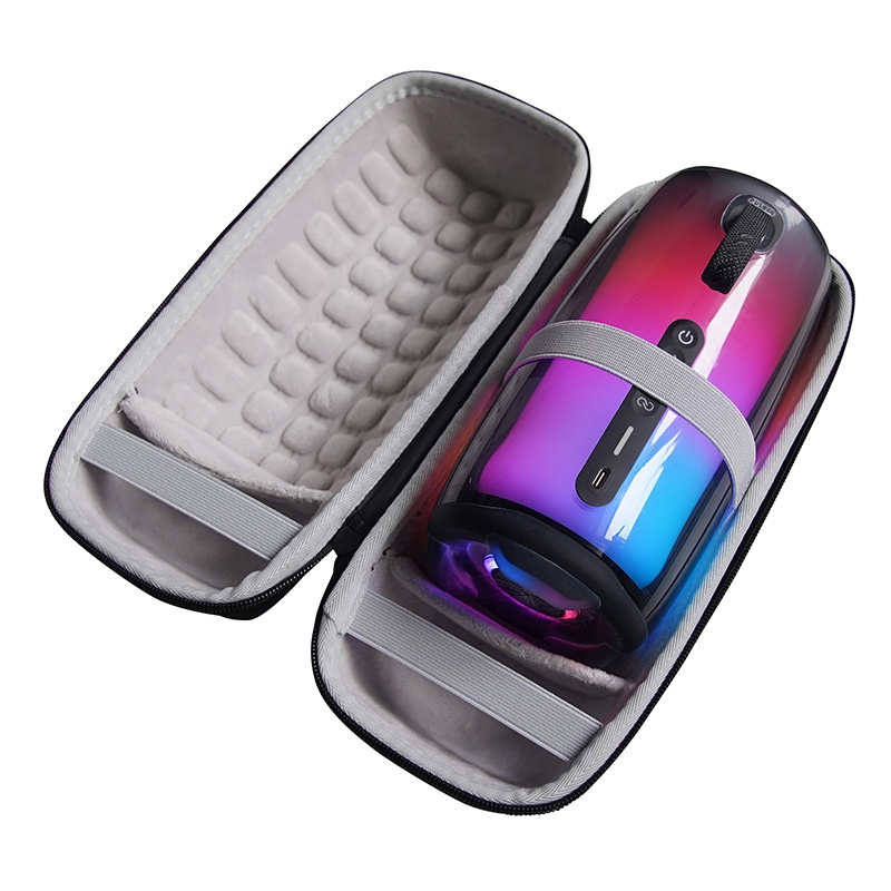 Túi Đựng Loa Bluetooth JBL Pulse 5 Bằng Silicone + EVA Cứng Túi Đựng Loa Bluetooth JBL Pulse 5 Bằng Silicone + EVA Cứng