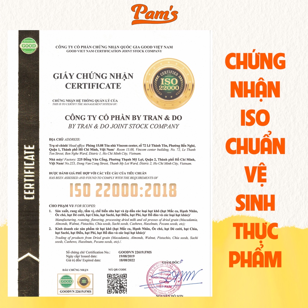 Nho Khô Sấy Mọng Không Đường Vị Chua Ngọt Tự Nhiên Pams 200g/hũ