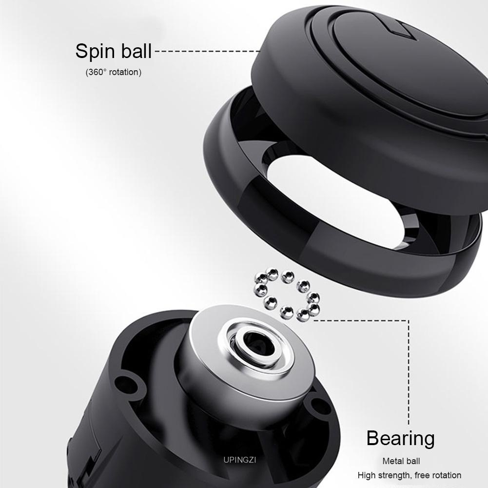 Ảnh Tay Cầm Lái Xe Hơi EKLEVA Xoay 360 Độ Bằng Kim Loại Tiện Dụng 2
