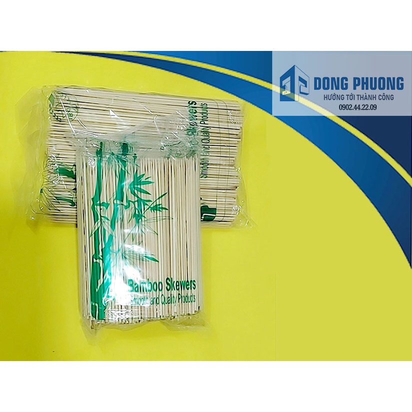 Xiên que tre dùng nướng đồ ăn thịt nướng 500g đủ size 15cm, 20cm,25cm ...
