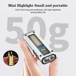 500LM Đèn pin mini siêu sáng 2*XPG COB Đèn pin 7 Chế độ chiếu sáng Đèn pin cầm tay