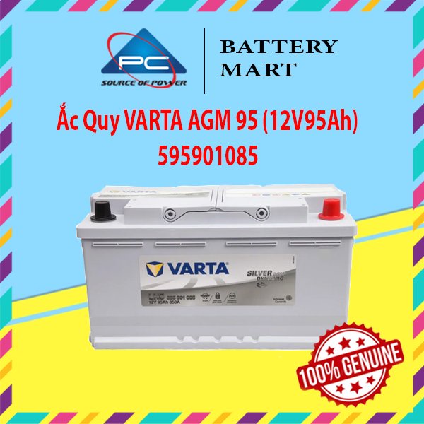 Bình Ắc Quy 12V95Ah, Ắc Quy VARTA AGM 95 LN5 595901085 | Shopee Việt Nam