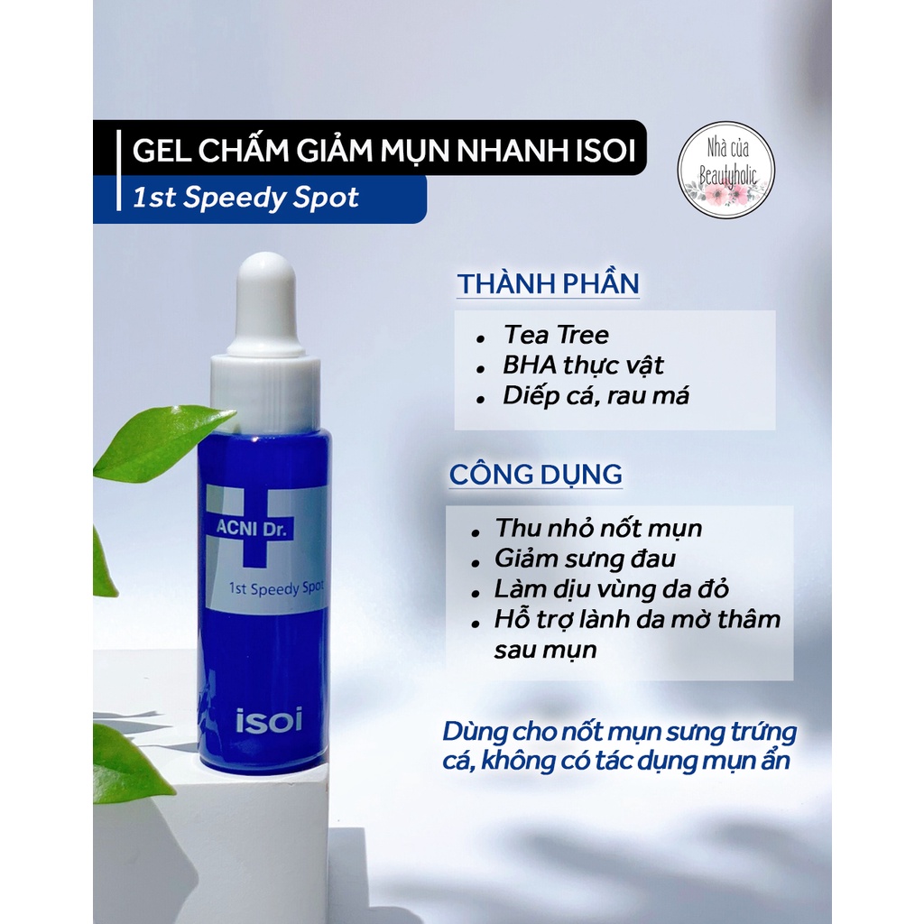 ISOI là thương hiệu mỹ phẩm nổi tiếng tại Hàn Quốc, sản phẩm chấm mụn của họ là gì?
