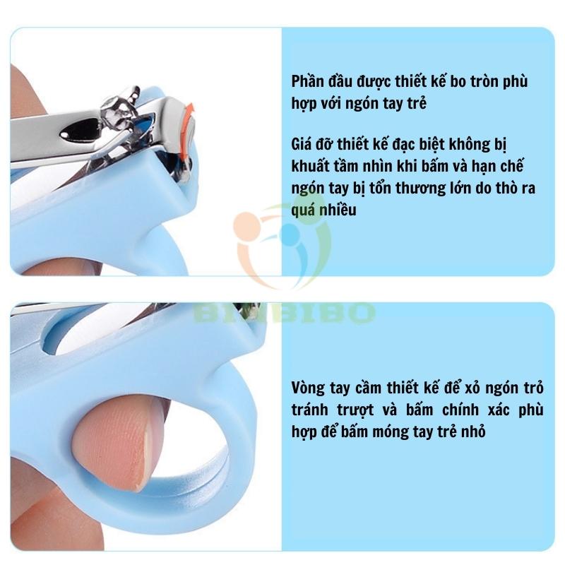 Bấm móng tay cho bé từ sơ sinh thiết kế thông minh - Binbibo