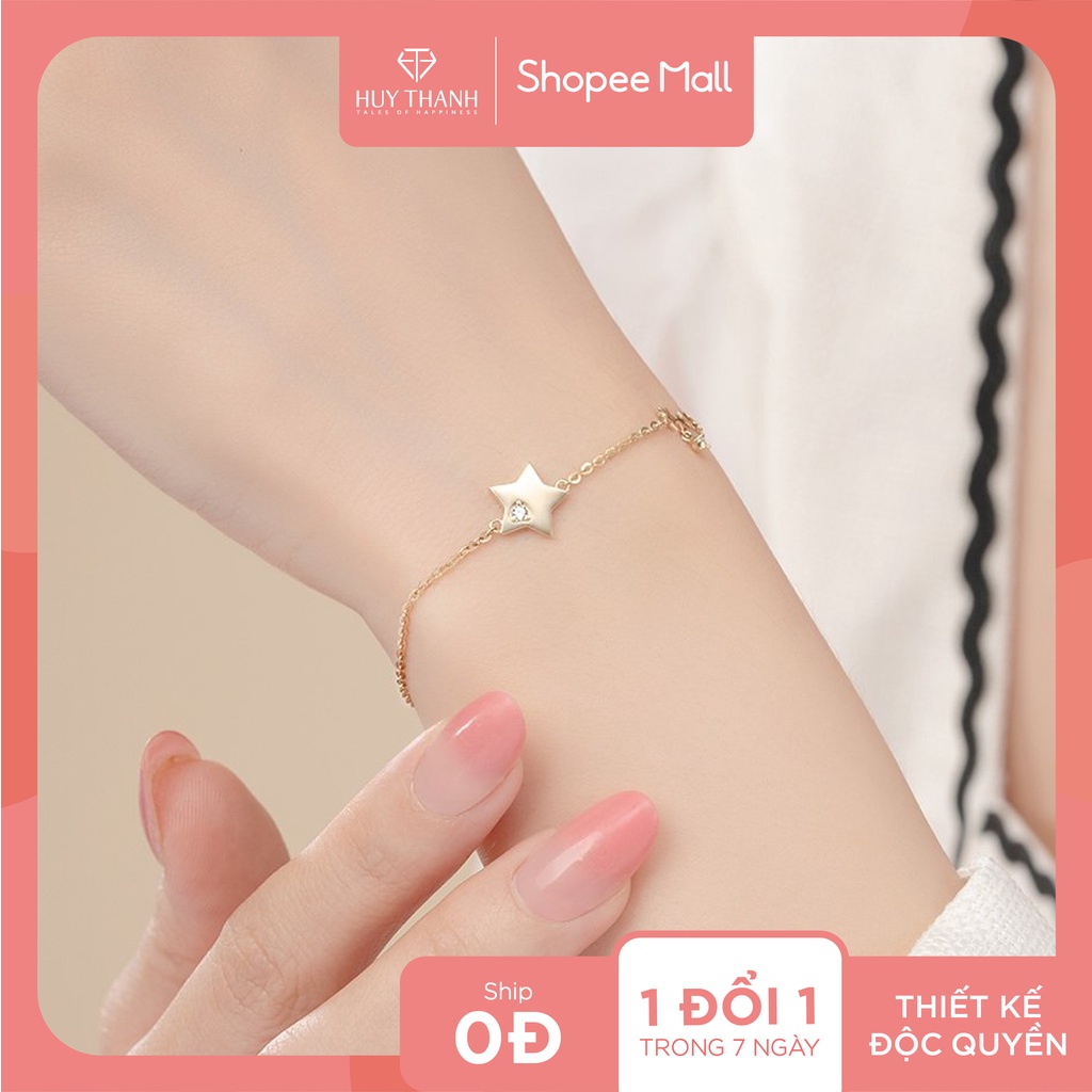 Lắc tay vàng 14k LLF171 Huy Thanh Jewelry