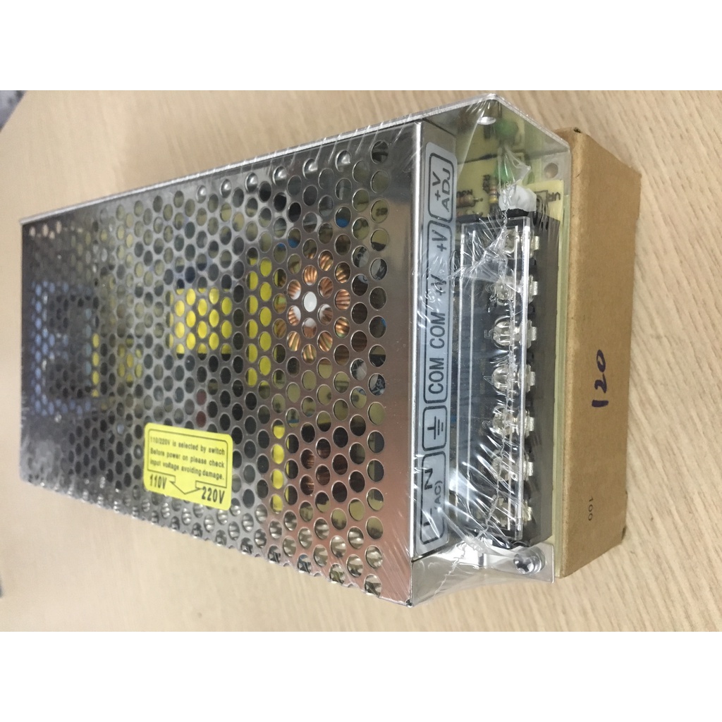 Bộ nguồn 1 chiều 120W 12VDC, 24VDC model: S-120-12, S-120-24 | Shopee ...