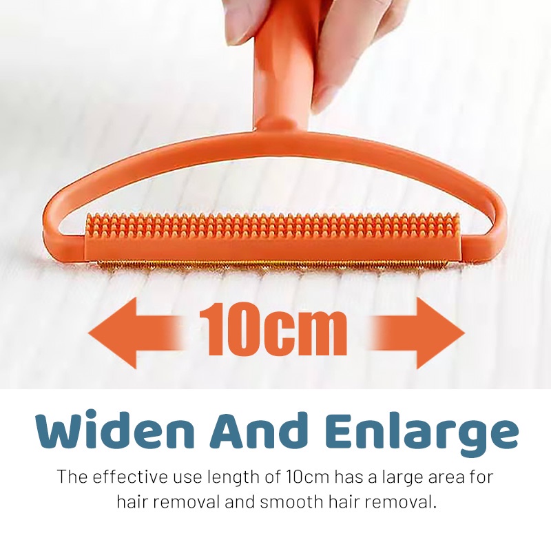 HamshMoc Di Động Thú Cưng Tẩy Lông Có Thể Tái Sử Dụng Lint Brush Mannual Brush Máy Cạo Lông Nhanh Hai Mặt Vải Dính Pilling Remover Scraper
