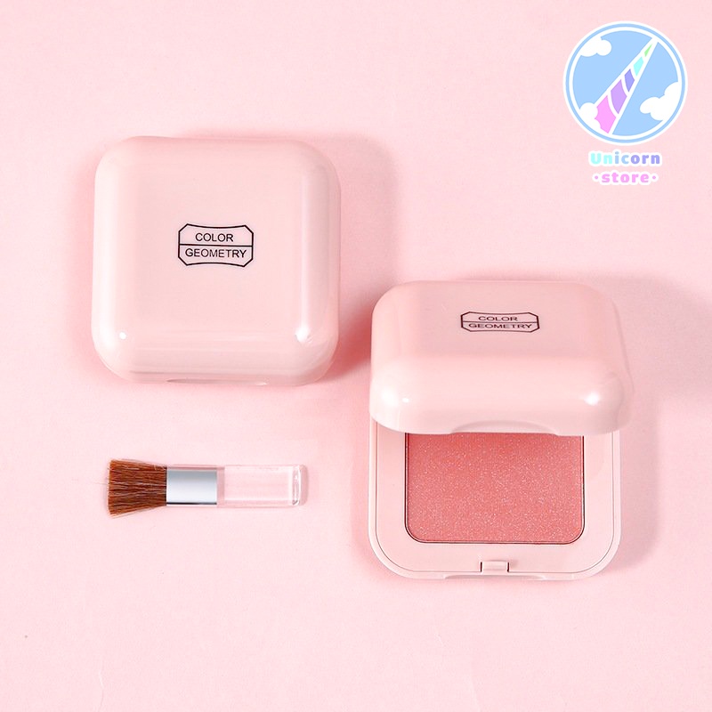 Phấn Má Hồng Kiềm Dầu Mịn Màng Lameila Colour Geometry Vitality Blush Kèm Cọ NO3042