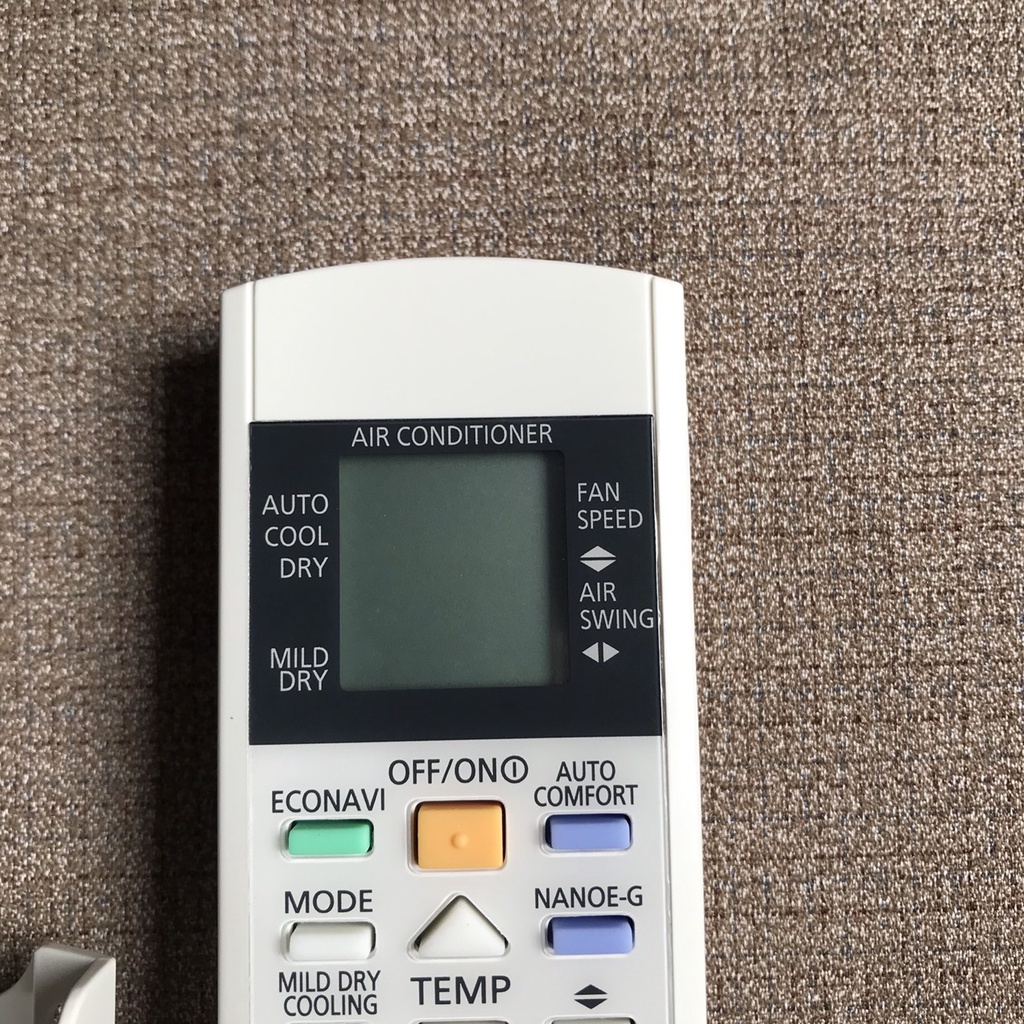 Điều khiển điều hoà Panasonic inverter 2 chiều econavi hàng zin theo máy, BH 6 tháng