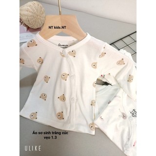 [3-10kg] Áo dài tay cho bé sơ sinh vải pettit mềm mịn - mevabe