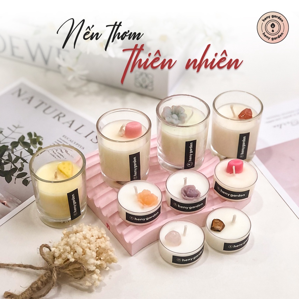 Nến Thơm Mini Tinh Dầu 3 Tầng Hương Phối Hợp Thiên Nhiên Tealight (Size ...